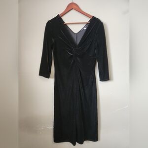 Tiana B. Black Long Sleeve Dress